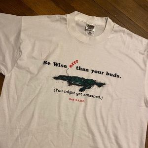 Vintage 90s Budweiser frog parody T-shirt